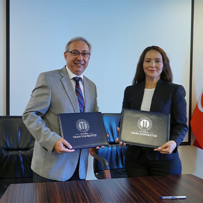 Signing of the Bilateral Agreement between Turan University and Okan University, Turkey