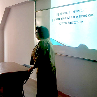 Guest lecture by K.S. Makeeva, Candidate of Technical Sciences, at Al-Farabi Kazakh National University