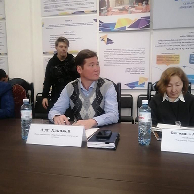 A.S. Khakimov, Director of the Higher School “Turan Film Academy”, took part in a round table on the topic “Film education in Kazakhstan – a vector of development”