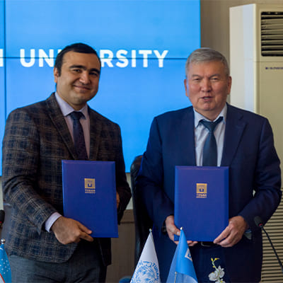December 19, 2022 Director of the branch of VGIK named after S.A. Gerasimov in Tashkent – Yuldashev E.S. and Rector of the University “Turan” – Alshanov R.A. signed a memorandum of cooperation between universities