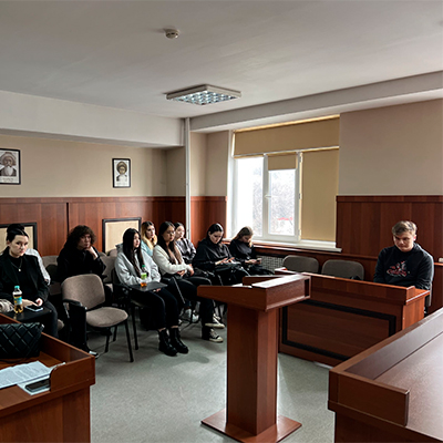 Demonstrative trial of the department “Jurisprudence and international law”