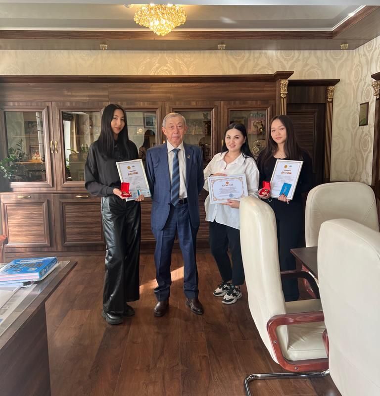 Congratulation of the winners of the contest «Zhana Kazakhstan: zhastar sayasatynyn uzdigi»