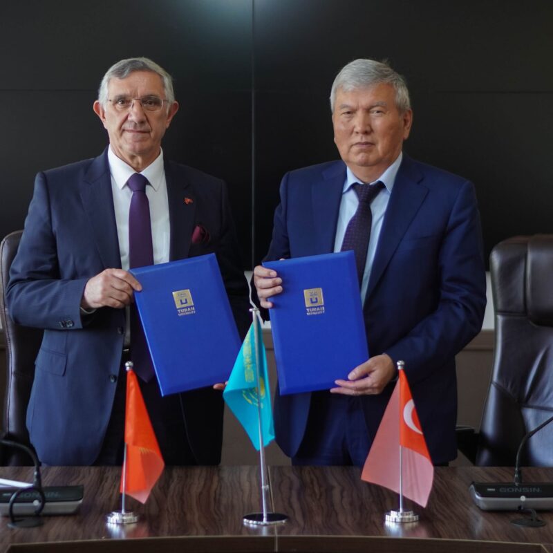 Signing of a memorandum of understanding with Kyrgyz-Turkish Manas University (Kyrgyzstan)