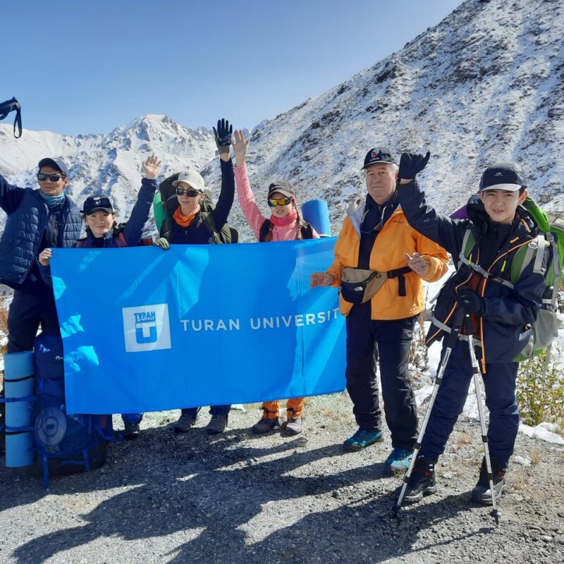 Climbing to Turan Peak in honor of World Tourism Day