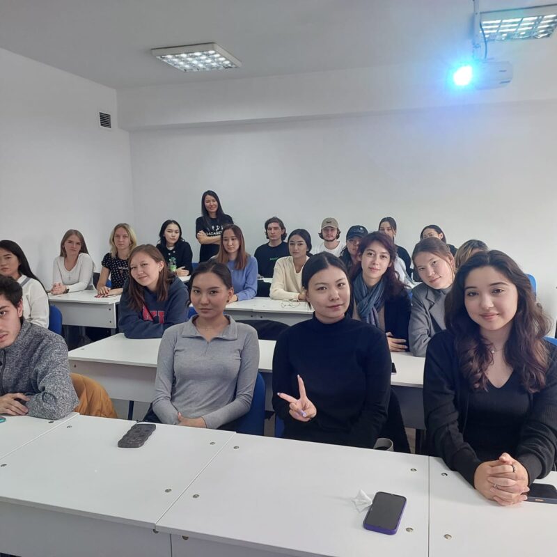 Guest lecture by researcher Elina Altynbekova for students of EP “Tourism”