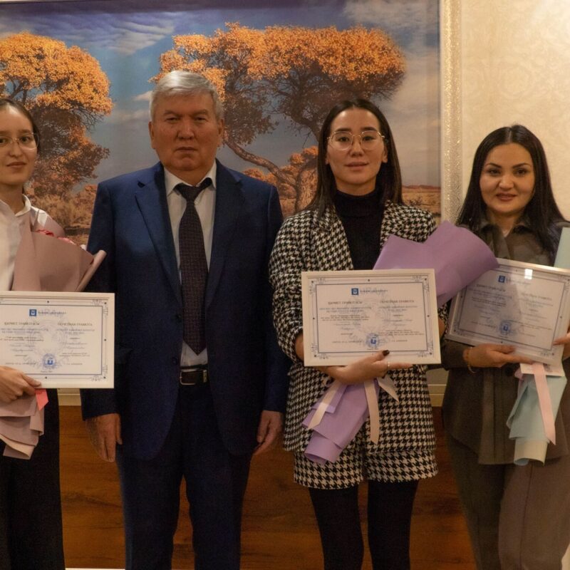Rector of Turan University congratulates the winners of the Best advisors-curator competition – 2023