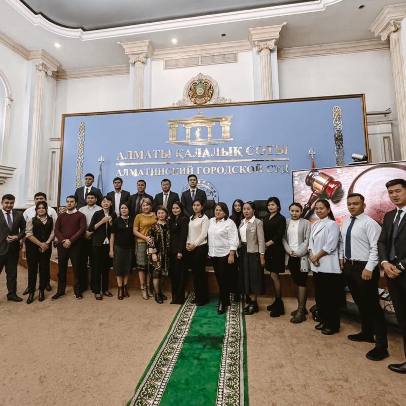 Seminar «The use of legal terms and the use of the state language in legal proceedings» in the city court of Almaty