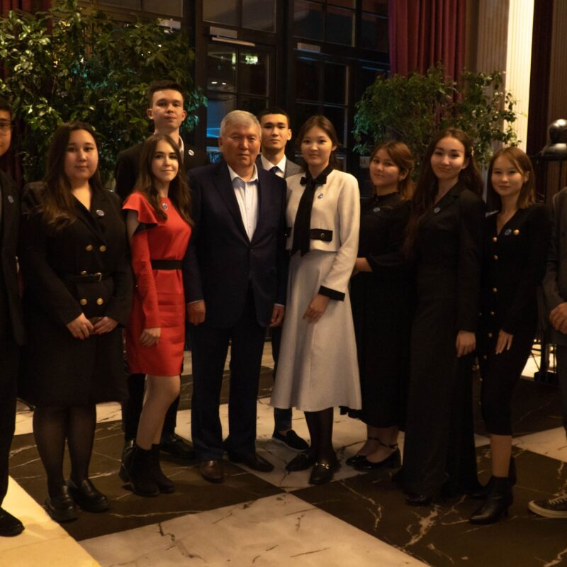 Dinner with the rector of Turan University