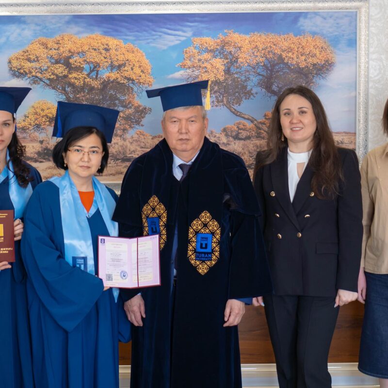 Congratulations to Sutbayeva Raikhan on awarding the Doctor of Philosophy (PhD)!