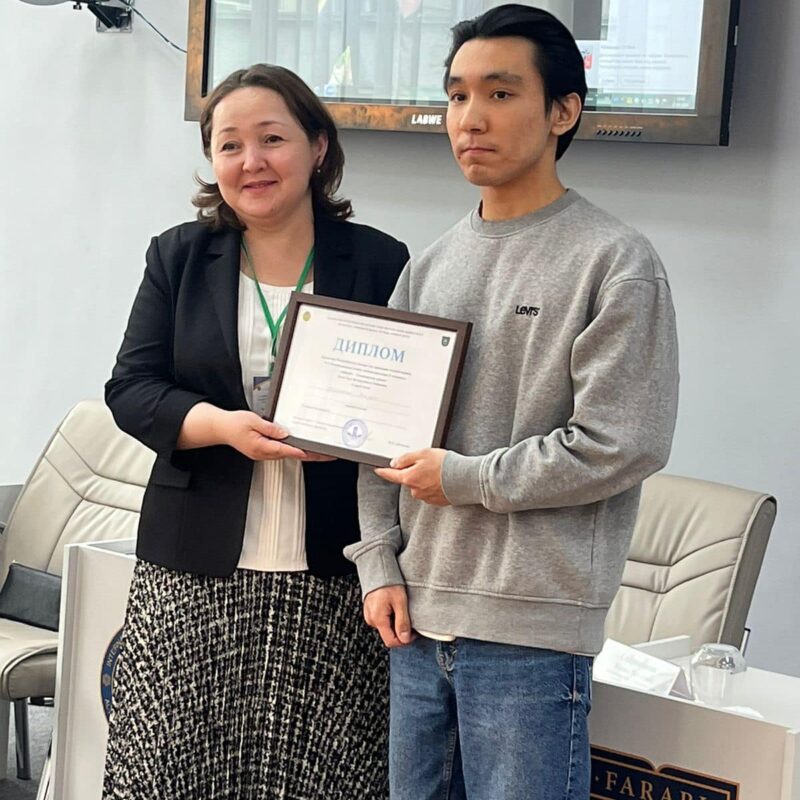 Prize-winning place in the subject Olympiad