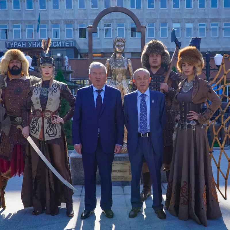 Opening ceremony of the majestic sculpture “Turandot” at Turan University