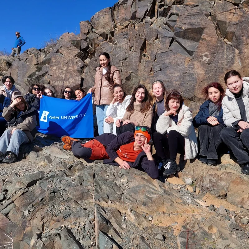 Field trip of the students of the Higher School of Tourism and Hospitality to the UNESCO World Heritage site “Tanbaly”, timed to the celebration of the Republic Day