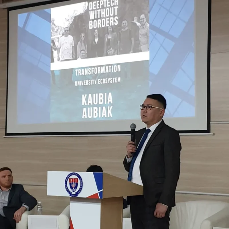 On 27.02.2025, the Center for Commercialization of Research and Innovation Results of Turan University took part in the opening of the InnoBoost 2025 program at AlmaU