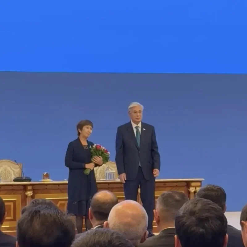 President of the Republic of Kazakhstan awarded Turan University’s Professor L.T. Zhanuzakova with the state medal “Eren Enbegi Ushin” (“For Distinguished Labor”)