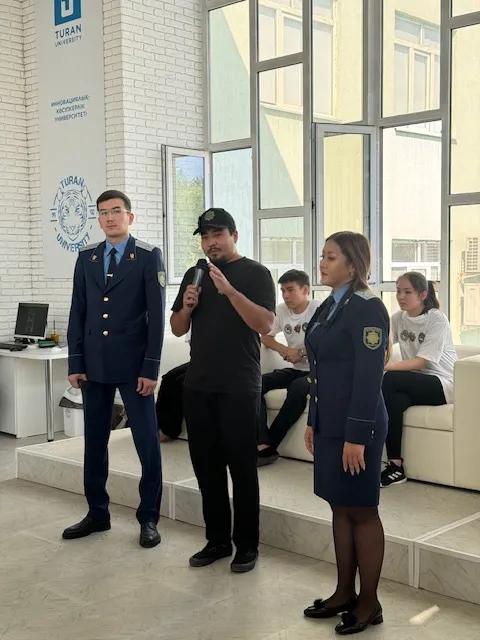 A guest lecture “Harm of Drug Use” was held at the Higher School of Law as part of the Zhastarmen program