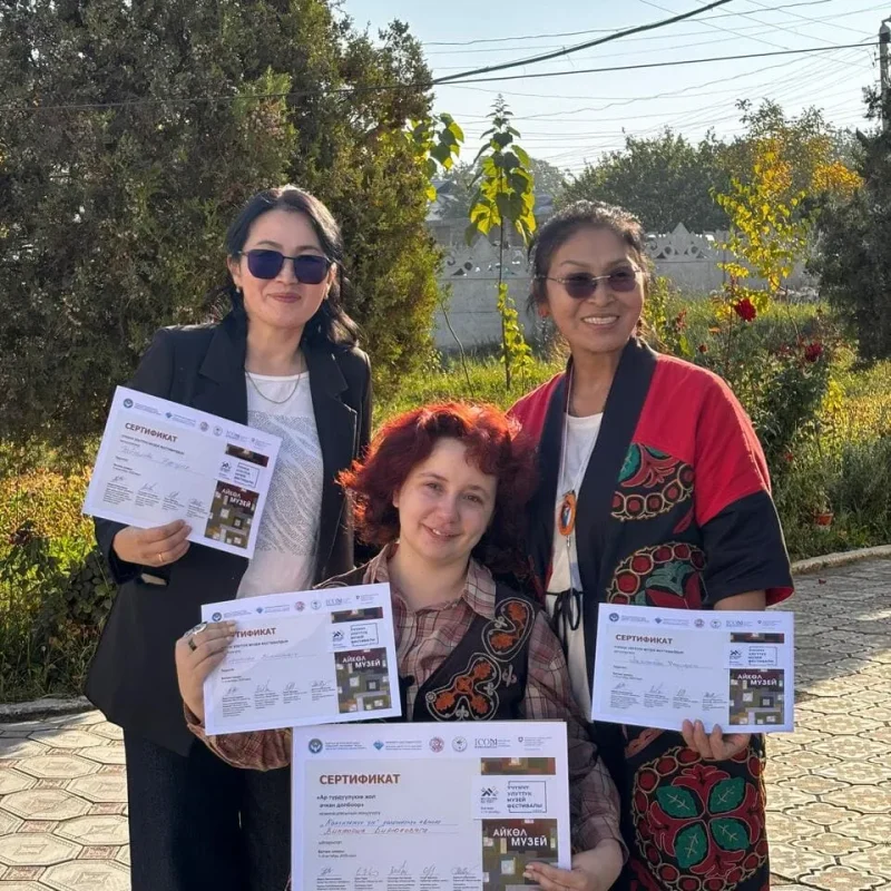 Galiya Fayzullina Shauketovna – participant of the III National Museum Festival of the Kyrgyz Republic «Aikol Museum» («Inclusive Museum»)