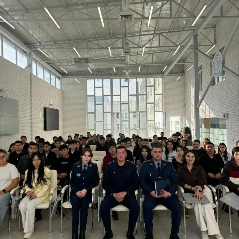 «Заң және тәртіп” жобасы: Қазақстан полициясында қызмет ету мүмкіндіктері» қонақ дәрісі