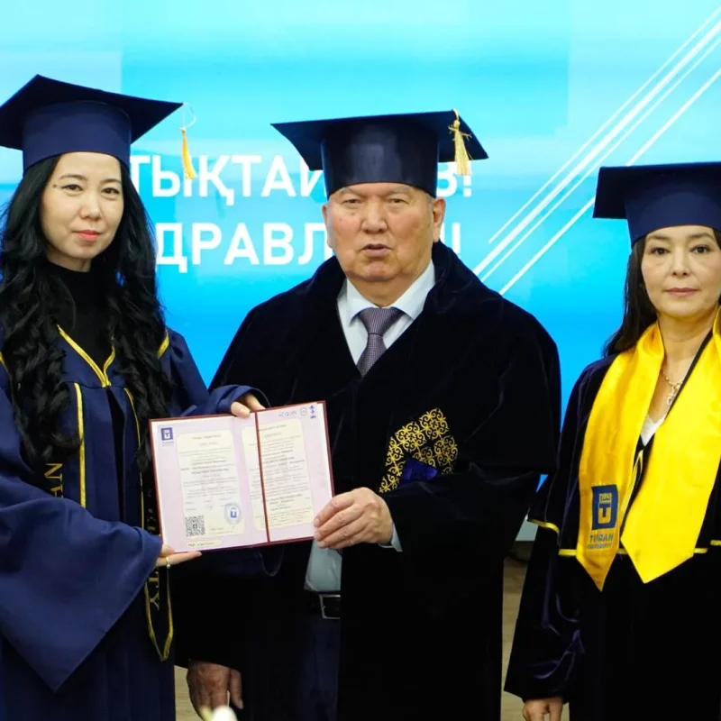 Поздравляем Секербаеву Айгерим Маратовну с присуждением степени доктора философии!